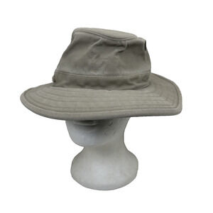 Tilley Endurables Cotton Duck Hat Men’s Size 7 1/4 Beige Snap-Up Sides Canada